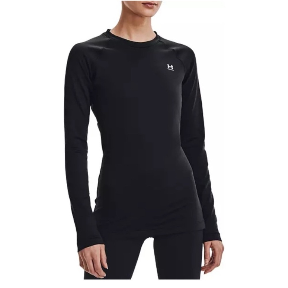 Under Armour Cold Gear Women's Black Long Sleeve Top- Small